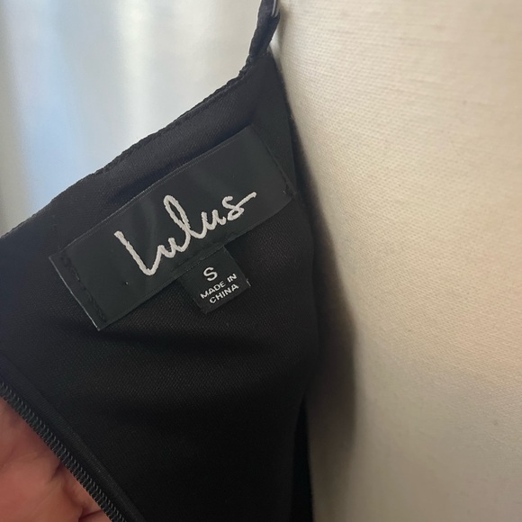 Lulus Black Midi Dress - Picture 3 of 8